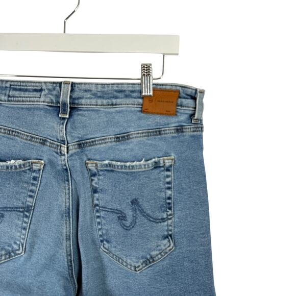 AG Adriano Goldschmied Saige Wide Leg Crop Jeans 18 Years Atlantic Womens 32 - Picture 6 of 9